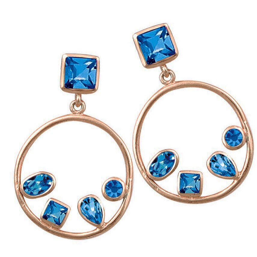 Illara blue stone earrings