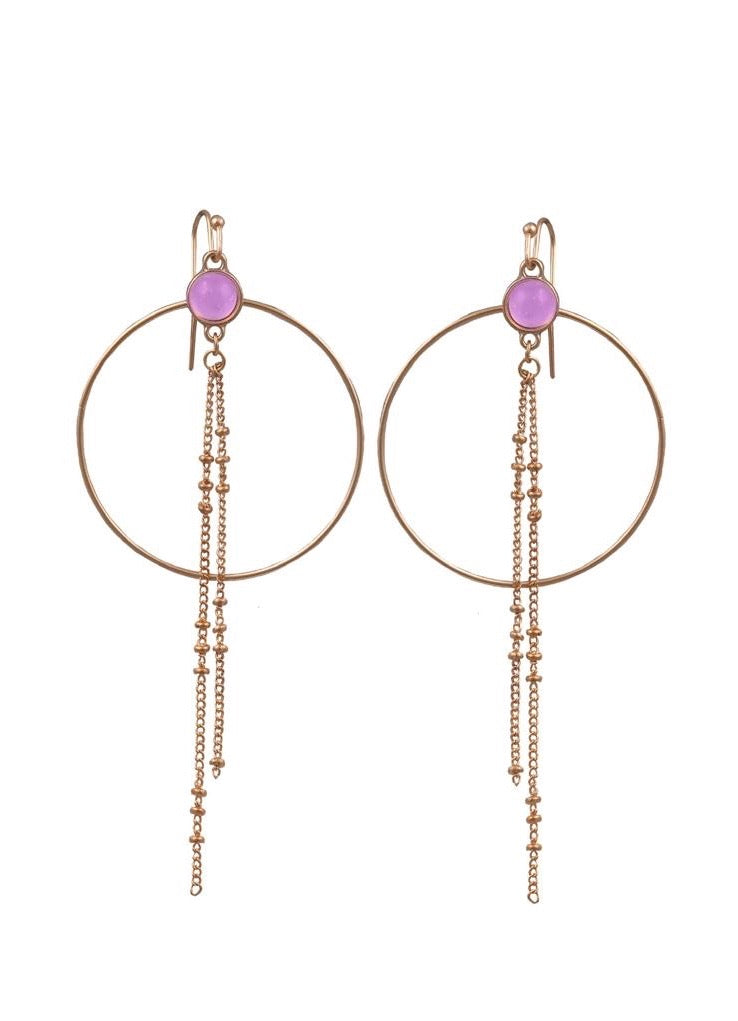 Kendall hoop earrings